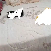 روتختی جهیزیه مخمل گلبهی