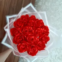 دسته گل روبانی|گل مصنوعی|ارومیه, |دیوار
