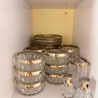 سرویس کریستال بوهمیا ۱۲نفره|ظروف سرو و پذیرایی|قرچک, میرزائی جنوبی|دیوار