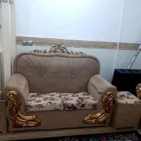 مبل راحتی ۷ نفره همراه میز عسلی|مبلمان خانگی و میز عسلی|خرمدره, |دیوار