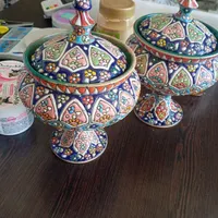 جای شکلاتی کاردستی مینا کاری شده|صنایع دستی و سایر لوازم تزئینی|ساری, |دیوار