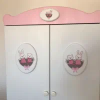 سرویس خواب کودک و نوجوان آپادانا مدل رابیت + تشک|تخت و سرویس خواب|خوی, |دیوار