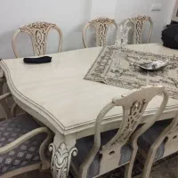 میز ناهارخوری تمام چوب|میز و صندلی غذاخوری|تهران, افسریه جنوبی|دیوار