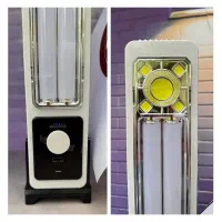 چراغ شارژی اضطراری خورشیدی پاوربانک دار T6899