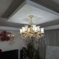 ۲ عدد لوستر نو ۱۲ شاخه ویک دیوار کوب