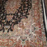 دوجفت فرش۹متری رج۳۵ ابریشم دارد|فرش|تبریز, |دیوار