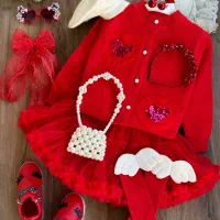 سارافون دخترانه یلدایی|کفش و لباس بچه|تهران, شهرک صدرا|دیوار