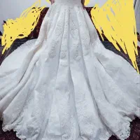 لباس عروس دنباله دار|لباس|خرم‌آباد, |دیوار