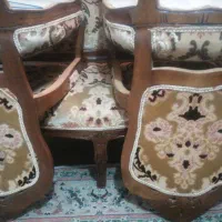 مبلمان 9نفره از جنس گردو چوبش اصل