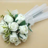 دسته گل عروس/ گل لاله لمسی|گل مصنوعی|مشهد, موسوی قوچانی|دیوار