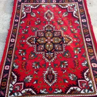 یک عدد زرنیم دستباف تازه از داربازشده|فرش|قلعه چای, |دیوار