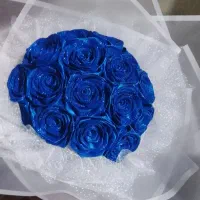 دسته گل روبانی