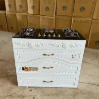 اجاق گاز ام دی آف صفحه شیشه و استیل رنگبندی