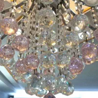 لوستر کریستال و فلز|لوستر و چراغ آویز|قرچک, مهدیه|دیوار