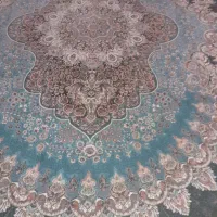 4تا قالی دوازده متری تمام نخ فیروزه ی