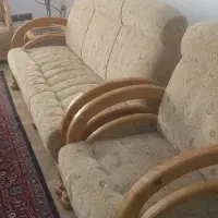 مبل چوبی نراد پارچه ترک