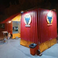 کانکس چرخدار کبابی