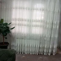 پرده حریر|پرده، رانر، رومیزی|خرمدره, |دیوار