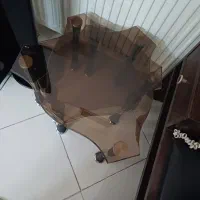 میز جلو مبلی شیشه ای با سه عسلی|مبلمان خانگی و میز عسلی|قم, هفت تیر|دیوار