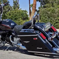 موتور Hyosung Aquila کاستوم طرح هارلی