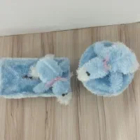 ست جا دستمال کاغذی و سطل آشغال عروسکی اتاق کودک