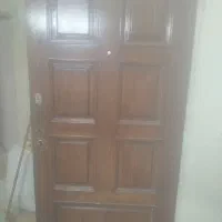 درب چوبی ورودی با چهار چوب