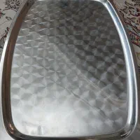 سینی مجلسی پذیرایی استیل ضخیم قدیمی