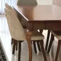 میز ناهار خوری ۶نفره با چوب راش