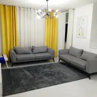 2 عددشگی فرش طوسی شش 6 و چهار 4 متری