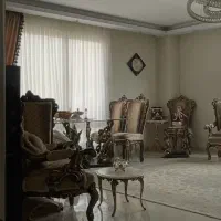 مبلمان ۷ نفره کلاسیک با ناهارخوری پارچه ترک