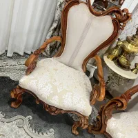 مبل سلطنتی کلاسیک چوب راش کاملا نو و آک|مبلمان خانگی و میز عسلی|سبزوار, چهارراه فرودگاه|دیوار