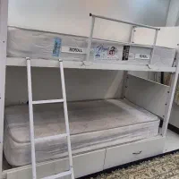 تخت خواب دو طبقه به همراه دو عدد تشک|تخت و سرویس خواب|پردیس, فاز ۸|دیوار