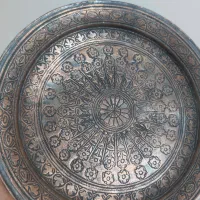 بقشب صفوی لنگاری یزدی تمام قلمزنی موزه ای|کلکسیون اشیاء عتیقه|ساری, |دیوار