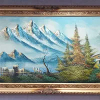 تابلو رنگ روغن نفیس زیر قیمت