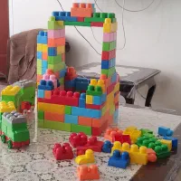 بلوک خانه سازی کودک، قطعات بزرگ ،۲۰۲ قطعه