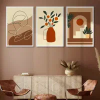 تابلو دکوراتیو،طراحی و سیاه قلم،آینه مینیمال ماه