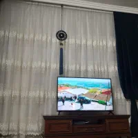 پرده تور همراه بادستک