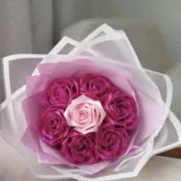 دسته گل رز ربانی|گل مصنوعی|کرج, گوهردشت|دیوار