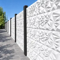 دیوار پیش ساخته بتنی مسلح باغ و ویلا،مصالح
