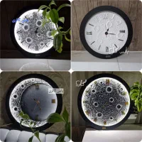 اینه ماه.اینه زیبا ی مدرن.ساعت.تابلوماه.|آینه|مشهد, تبادکان|دیوار