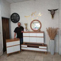 اینه و کنسول / لوتوس تمام MDF/ کیفیت A++|بوفه، ویترین، کنسول|تهران, شهرک ولیعصر شمالی|دیوار
