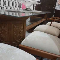 میز ناهارخوری اسکاتلندی ۸نفره چوب گردو|میز و صندلی غذاخوری|تهران, شهران جنوبی|دیوار
