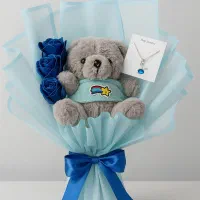 اکسسوری باکس هدیه دسته گل عروسکی|گل مصنوعی|یزد, |دیوار