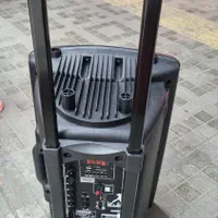 اسپیکر جیپاس8519 چمدانی  با میکروفن و کنترل|سیستم صوتی خانگی|اصفهان, نقش جهان|دیوار