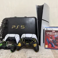 PS5 slim دو دسته همراه بازی