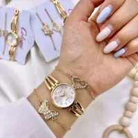 ساعت دو دستبند کادو ولنتاین طلایی