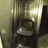 سینک دو لگنه روکار اخوان در حد نو