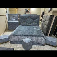 تخت دو نفره عروس گلد|تخت و سرویس خواب|کاشان, باغ ماجد|دیوار