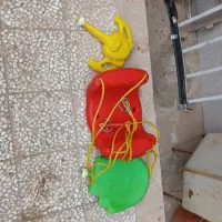 اسباب بازی لودر.میوه مصنوعی.تخم مرغ سفالی تاب کودک