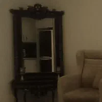 آینه و کنسول قهوه ای طلایی